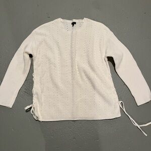 Talbots Cream Knit Sweater